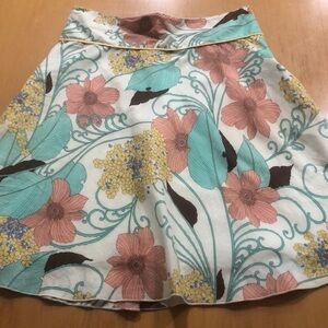 Papaya floral tropical skirt - Size Medium